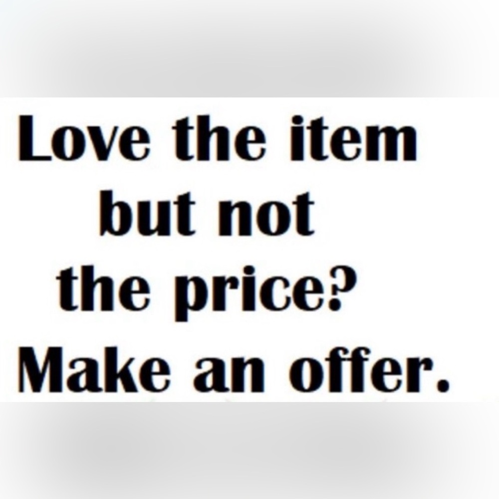 All offers considered